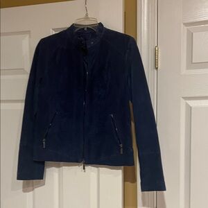 Bernardo Women's Navy Leather Jacket